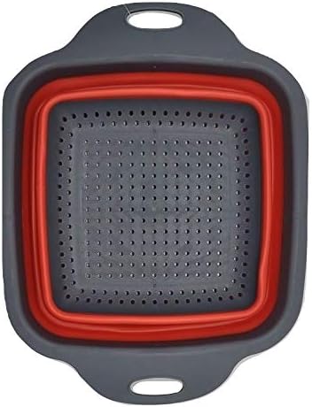 Handy Housewares Space Saving Collapsible Silicone Kitchen Colander