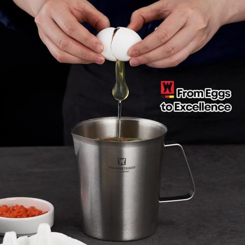 WAGENSTEIGER 18/8 Stainless Steel Measuring Cup: Metal Measuring