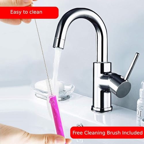 Honfor Reusable Silicone Drinking Straws - Set of 5 - BPA Free - Extra
