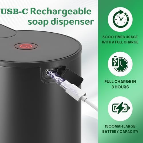 Automatic Hand Soap Dispenser Touchless: Foaming Stainless Steel