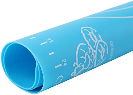 Tyenaza Silicone Baking Mat, 11.5'' x 10.2'' Non-Stick Pastry Mat with