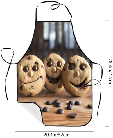 Chocolate Chip- Aprons For Women & Men,Chef Apron,Adjustable Bib