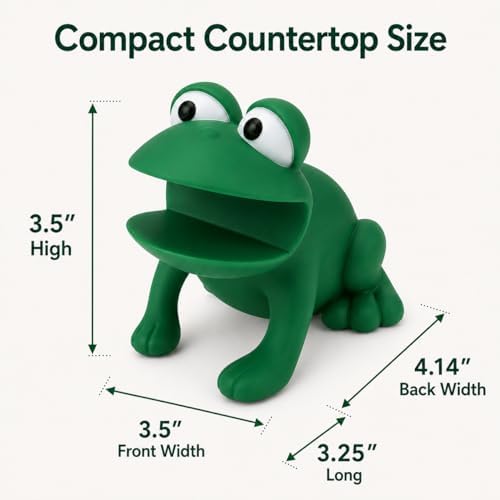 Dependable Industries inc. Essentials Frog Sponge Holder, Green