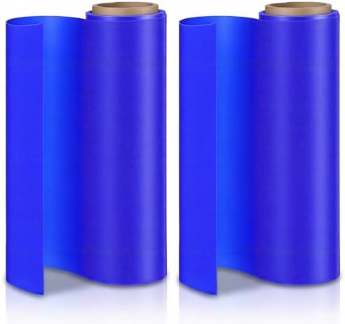 2 Rolls Silicone Grip Mat, 8 Inch x 3.25 ft, Blue