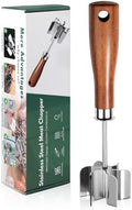 6-Curve Blades Stainless Steel Meat Chopper & Masher - Heavy Duty