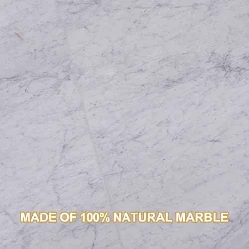 Koville Carrara Marble Paper Towel Holder, 6"