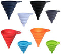 KongNai Collapsible Silicone Funnels 4 Pack + Collapsible Silicone