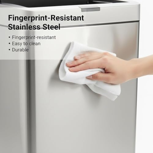 ELPHECO 50 Litre Automatic Kitchen Trash Can with Lid