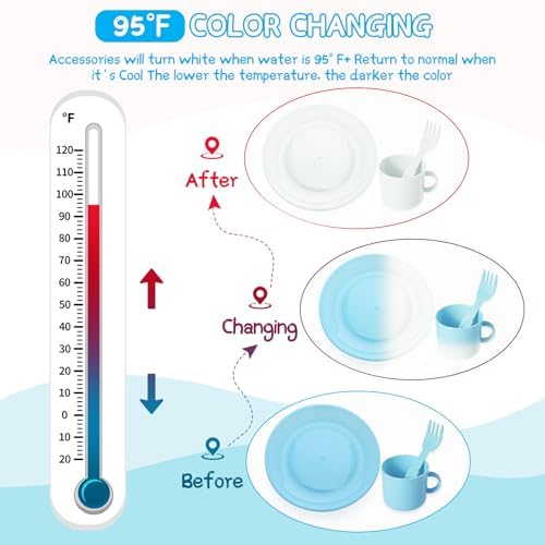 Asweets Color Changing Kitchen Sink Toys