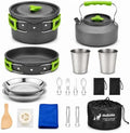 MalloMe Camping Cookware Mess Kit for Backpacking Gear – Camping