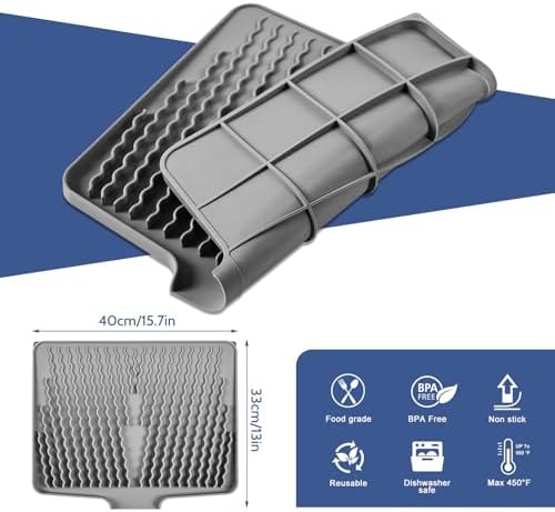 Silicone Dish Drying Mat for Kitchen Counter