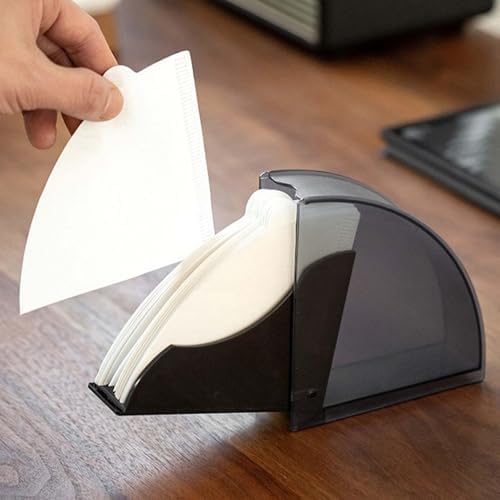 Coffee Filter Paper Holder Compact Cover Paper Dispenser Holder