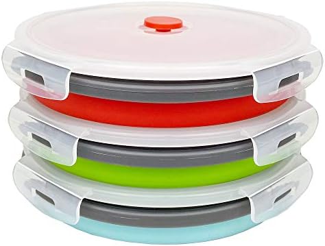 CARTINTS 1200ml Large Collapsible Food Containers Silicone Lunch
