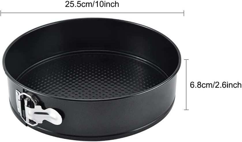 Tellshun 2 Pack Springform Pan 9, 10Inch Baking Mold Round Leakproof