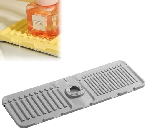 2025 New Faucet Mat for Kitchen Sink, Silicone Sink Splash Guard Gen