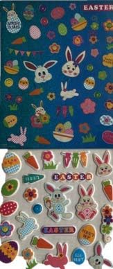 Easter 3 Piece Egg Pastel Kitchen Towel Set with Matching Oven Mitt