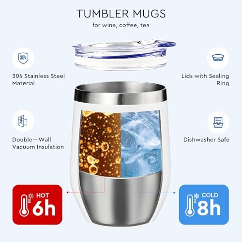 AW BRIDAL Birthday Gifts for Women Men, Drink Happy Thoughts Gift
