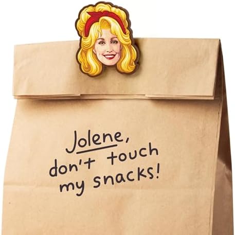 Dolly Parton Bag Clips, Set of 4, BPA-Free Plastic