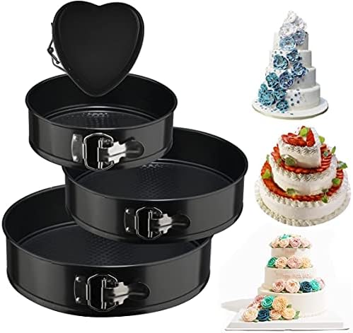 Classier Springform Set of 4 Pieces Cake Pan Pan with Grips (4-7-9-10)