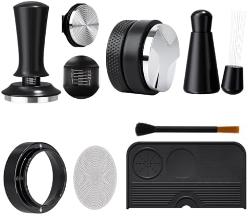 ENLOY 7 PCS Espresso Accessories, WDT Tool Espresso Machine Tamper