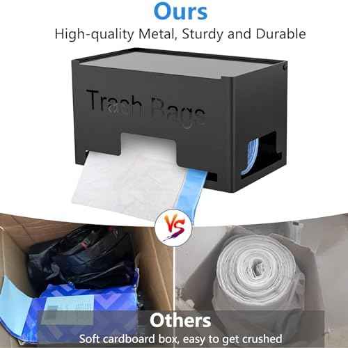 STWWO Large Trash Bag Holder Dispenser