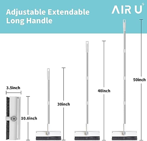 AIR U+ 3 in 1 Floor Scrub Brush with Long Handle