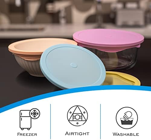 EDI Reusable Silicone Lids, 6 Sizes
