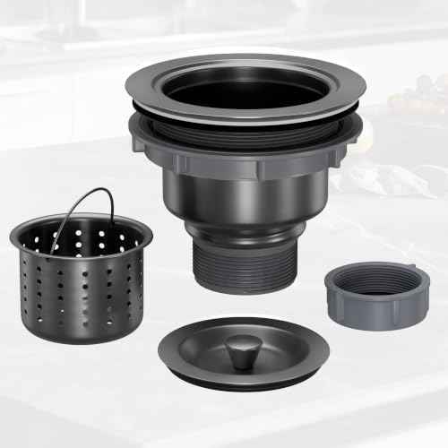 Kitchen Sink Drain 3-1/2 Inch,Kitchen Drain Assembly Kit with