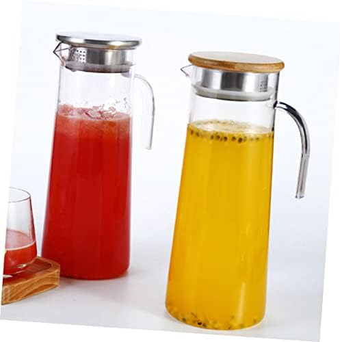 Acrylic Beverage Pitcher 1.2l with Lid, Water Jug