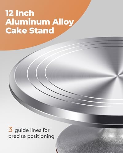 Kootek 180 Aluminum Cake Decorating Kit, Baking Tools for Beginners &
