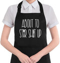 Funny Kitchen Apron with Pockets, Gifts for Chefs Cooks, Gifts for