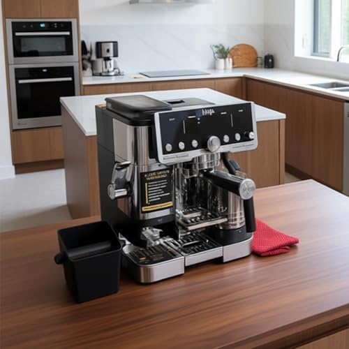 Coffee Knock Box Espresso, 5.5 Inch Medium Square Knock Box with