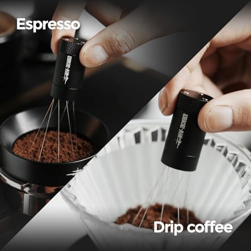 MHW-3BOMBER WDT Tool Espresso Distribution Tool with Magnetic Stand