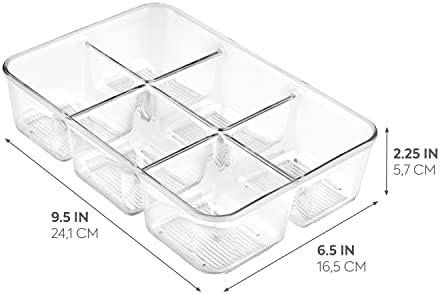 iDesign Clear Tea Bag & Sugar Packet Organizer