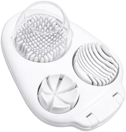 3-in-1 Egg and Strawberry Slicer, White