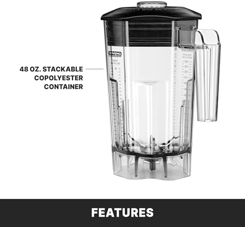 Waring Torq Blender, 48 oz Copolyester Jar