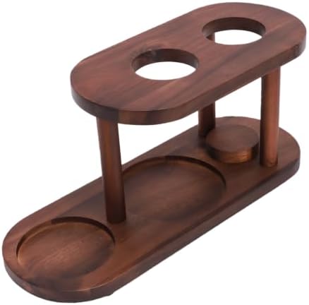 Zerodis Pour Over Coffee Station, Solid Wood Dripper Stand for Stable