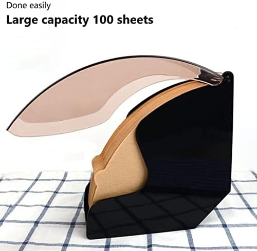 Coffee Filter Holder, Dustproof Plastic Coffee Filter Dispenser Coffee