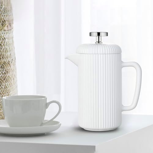 Easyworkz Porcelain French Press, 22 fl oz