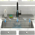 Silicone Faucet Mat for Kitchen Sink Splash Guard, 2-Piece Set – Each