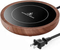 SWEETFULL Coffee Mug Warmer, Electric Cup Warmer for Desk - Wood