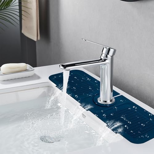 Kitchen Sink Splash Guard, Silicone Sink Mat for Faucet, 2024 Draining