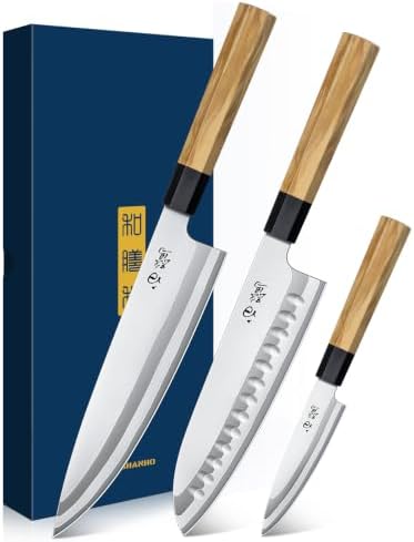 HOSHANHO 3-Piece Kitchen Knife Set
