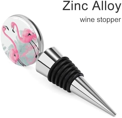 Love Flamingo Wine Stopper Vacuum Alloy Wine Bottle Stopper Reusable