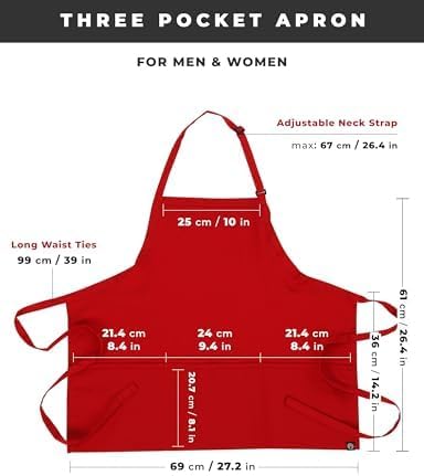 Chef Works Unisex Three Pocket Apron - Image 7