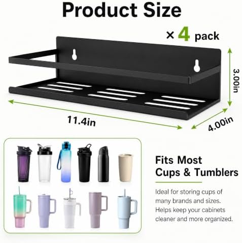 SMRCAD 4 Pack Iron Magnetic Bottle Holder, 20/30/40 oz