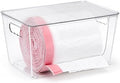 Soddeph Stackable Trash Bag Dispenser with Clear Lid Multi-Use