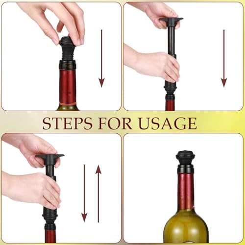 Honoson 18 Pcs Bottle Stoppers Vacuum Pump Set Air Remover Preserver