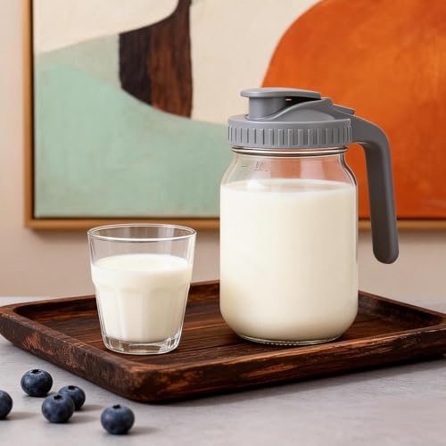 Mason Water Jar Wide Mouth 24 oz Mason Jar Sealed Plastic Lid with