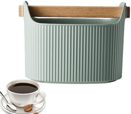 Espresso Grounds Knock Box 1300ml Non-Slip Coffee Ground Dump Bin